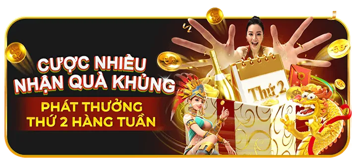 Các đồng xu và biểu tượng hoàn tiền, thể hiện chương trình hoàn trả hàng tuần của 2bong code